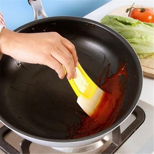 Spatule en silicone antiadhésive pour pot à huile, épandeur de <span class=keywords><strong>beurre</strong></span>, outil de cuisine, accessoires de cuisine, spatule anti-taches, nettoyeur de poêle à frire <span class=keywords><strong>sale</strong></span> - Product Image 3