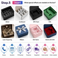 Boîte d'expédition en carton ondulé personnalisée avec logo imprimé, emballage cadeau en papier kraft pour produits de vente au détail