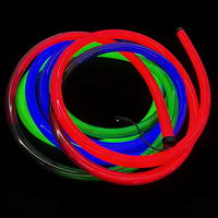 Bande lumineuse LED néon flexible à 360 degrés D22mm, couleur magique, silicone RGB, pour décoration architecturale circulaire