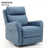 Fauteuil inclinable électrique de salon Geeksofa Furniture, moderne, en microfibre, pour salon de beauté