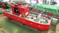 Bateau de lutte contre les incendies en alliage d'aluminium de 38 pieds avec mélange de mousse pour terminal pétrolier