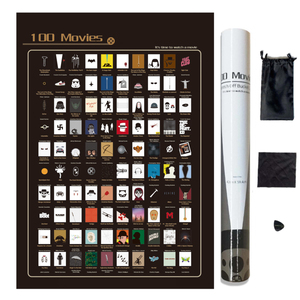 Toptan resmi IMDB 100 filmler 100 temel takvim dahil aile çizik kapalı poster için en büyük filmler - Product Image 1