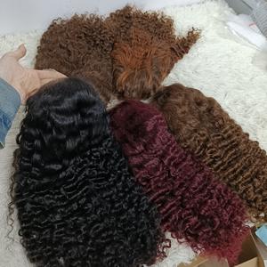 Promotion 75$ Perruques en cheveux humains vierges birmans 5x5 pour femmes noires 250 grammes Sans nœuds Sans perte Bouclés Fermeture en dentelle Perruque - Product Image 3