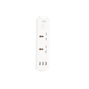 Boîtier de prise électrique industriel dissimulé noir mat avec interrupteur tactile pour téléphone, adaptateur de table 3 broches mâle, interrupteur marche/arrêt - Product Image 2