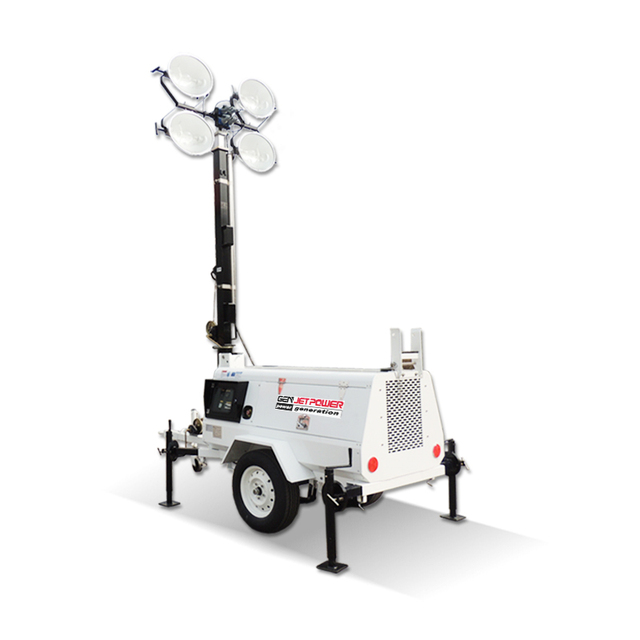 Portable Mobile Light Tower Generator 5kw 6kw 7kw with Many Engine Brands