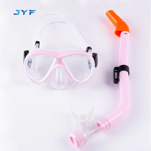 JYF merek populer 120 derajat bidang pandang menyelam peralatan Bawah Air kacamata menyelam Skuba <span class=keywords><strong>Snorkel</strong></span> <span class=keywords><strong>Set</strong></span> <span class=keywords><strong>Snorkel</strong></span> anak-anak - Product Image 2