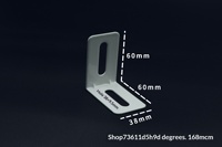Rechtwinkliger, fester Eisenrahmen, weiß/schwarz beschichtete Oberfläche, 1,8 mm dicke Schichtplattenhalterung