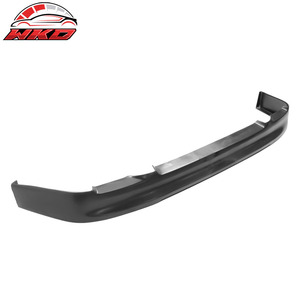 Convient uniquement pour Honda CRX Si 1990-1991, lèvre de pare-chocs avant style CS, non peinte, noire - Product Image 2