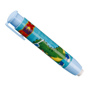 El pequeño dinosaurio presionó la goma de borrar de plástico, una herramienta de aprendizaje creativa sin polvo que no deja marcas. - Product Image 1
