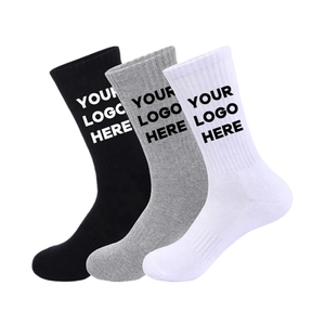 Fabricant de chaussettes de sport avec logo personnalisé, vente en gros, chaussettes en coton respirant de haute qualité avec emballage personnalisé - Product Image 1