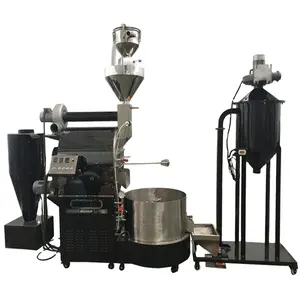 Tunisia industrial automated 30kg 50kg 60 kg 80 kg roasted nuts and coffee beans roasting and blending machines for sale