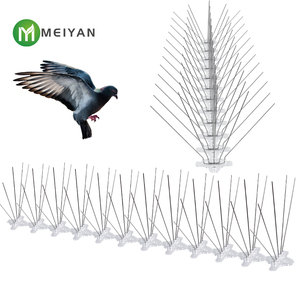 Vogel Spike Fabrikanten 5 Rijen Vogel Spike Pc Basis Roestvrij Staal Vogel Spikes Voor Gebruik Buiten - Product Image 3