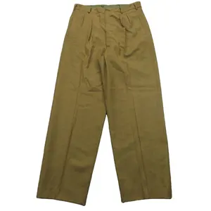 '60s retro Australian Tactical wool Pants Pleated Wool trousers Vintage stage play uniforms