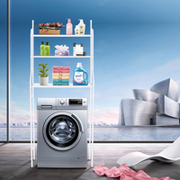 Salle de bain Économiseur D'espace Debout En Métal De Stockage De Toilette Étagères