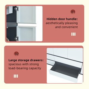 Multi-Door <b>Wardrobe</b> Closet with Drawers Minimalist Bedroom Clothes Organizer Cabinet for Small Space Factory Custom Armario de - Product Image 3