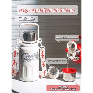 Bouteille isotherme en acier inoxydable personnalisable avec logo, grande capacité, portable, pour étudiants et activités de plein air - Product Image 3