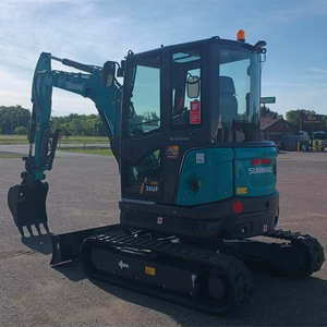 Excavadora SUNWARD SWE35UF de Segunda Mano, Mini Excavadora Hidráulica Pequeña en Venta, en Buenas Condiciones y Lista para Trabajar - Product Image 4