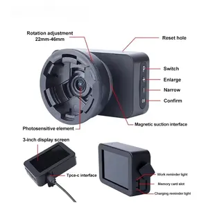 Caméra oculaire de télescope 4K <span class=keywords><strong>pour</strong></span> l'astronomie Écran couleur de 3 pouces Oculaire électronique <span class=keywords><strong>Astrophotographie</strong></span> Planétaire et Observation des oiseaux - Product Image 6