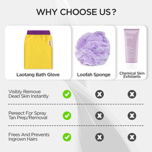 Paquet de marque avec logo personnalisé Kessa <span class=keywords><strong>Hammam</strong></span> gant de bain exfoliant marocain épurateur en fibre de viscose pour le corps - Product Image 6