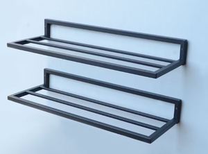 Metal Wall Mounted <b>Shoe</b> Rack Multiple Shelves Clutter Free <b>Functional</b> Sturdy Durable Spaces Rustic <b>Shoes</b> Collection Low Space - Product Image 4