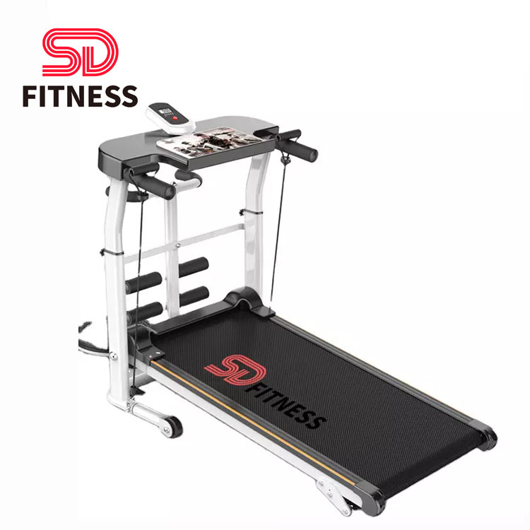 4 в 1 руководство домашний тренажерный зал машина дешевые реабилитация прогулочная Складной Многофункциональный Non моторизованная беговая дорожка