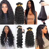 Fournisseur en Gros de Cheveux Remy à Cuticules Alignées, Lot de Tissages 100% Cheveux Humains Vierges Bruts Brésiliens pour Femmes Noires