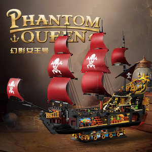 Vente Chaude Kit de Blocs de Construction à Assembler Soi-même pour Mould King 653001 – Maquette de Bateau <span class=keywords><strong>Pirate</strong></span> Queen Anne's Revenge Navire des Caraïbes MOC - Product Image 1