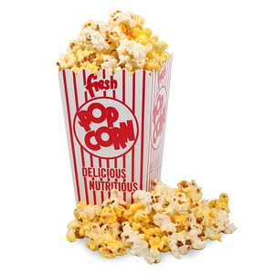 Wholesale custom printed 3d mini size boxes for cinema party pink favor disposable chicken food packaging paper popcorn box