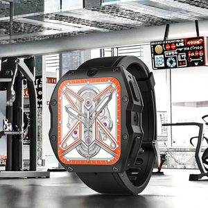 Montre connectée modèle <span class=keywords><strong>X</strong></span> 4G avec double caméra, suivi du sommeil, écran IPS carré, étanche IP68, Android 9.0, 2 Go + 16 Go, 1,99 pouce - Product Image 3