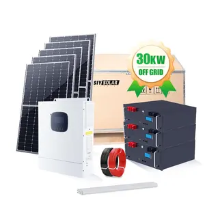 太陽光発電システムオフグリッドコンプリート3KW 5Kw 10Kw 15Kw 30Kwオフグリッド太陽光発電太陽光発電システム