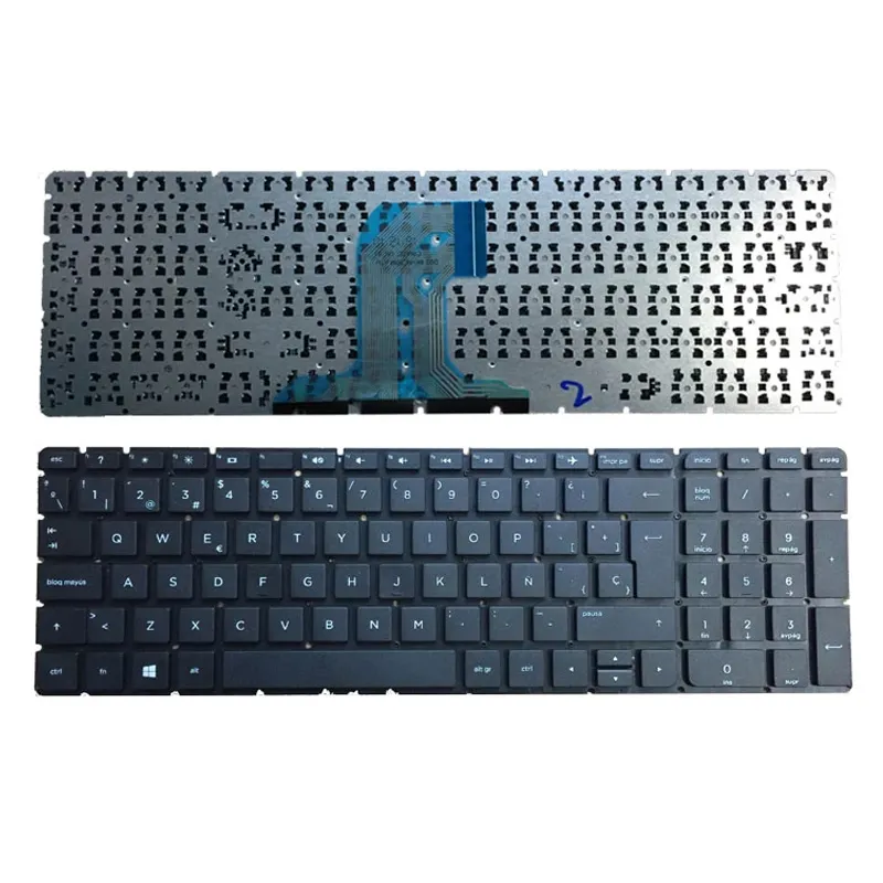 हिमाचल प्रदेश के लिए लैपटॉप कीबोर्ड पीसी मंडप 15-AC 15-वायुसेना 15Q-AJ 250 255 G4 G5 SN7145 TPN-C126 सपा कीबोर्ड काले स्पेनिश कीबोर्ड