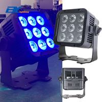Nouveau Mini 9*20W DMX512 IP65 RGBW 4-en-1 Projecteur LED Par de lavage mural extérieur étanche pour DJ, scène et événements
