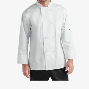 Chaqueta de abrigo de Chef de manga larga <span class=keywords><strong>para</strong></span> mujer/hombre, uniforme de cocinero de Hotel de restaurante, uniformes de camisa <span class=keywords><strong>para</strong></span> trabajadores de restaurantes y hoteles - Product Image 5