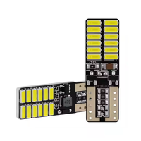 HOLY T10-4014-24SMD 5 Ampoules LED pour plaque d'immatriculation de voiture DC12V 576LM Super Lumineuses pour rétrofit et éclairage intérieur