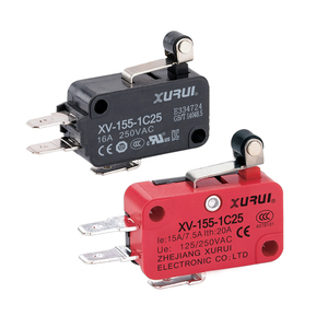 สวิตช์ไมโครแบบคันโยกแบบลูกกลิ้งสำหรับบานพับแบบสั้น - Product Image 1