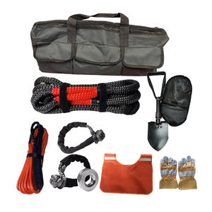 Jinli Nhà Máy OEM Off Road Công Cụ Khẩn Cấp 4X4 Phụ Kiện Kéo Phục Hồi Kit Với Towrope Còng Mang Theo Túi Nhỏ Xẻng - Product Image 1