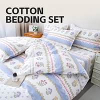 Vente en gros de draps de lit personnalisés en coton 100% - Ensemble de literie 4 pièces - Taille double - Taille complète - Taille queen - Draps super doux et luxueux