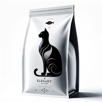 Sac en mylar personnalisé en usine emballage de sac de nourriture pour chat et chien en stock