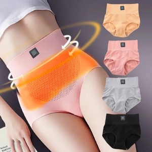 Children's Antibacterial Graphene Electric Heated Spandex/Cotton Breathable Ultra <b>Soft</b> Panties Warm Palace Postpartum Belly Ban - Product Image 3