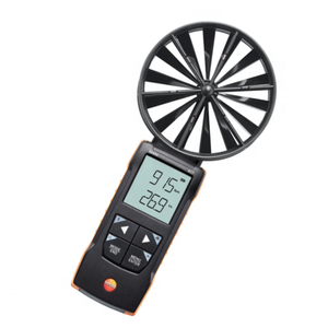 เครื่องวัดอุณหภูมิการไหลของอากาศ Testo 417 ดิจิตอล 100 มม. เครื่องวัดความเร็วลมแบบใบพัด ความละเอียด 0.01 ม./วินาที ความเร็วเริ่มต้น 0.1 ม./วินาที 0~50 - Product Image 6