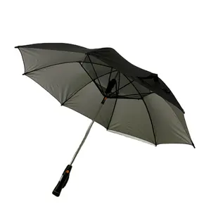 Qualidade DO AR multifuncional Especial Guarda-chuva Anti-uv À Prova D' Água Solar Fã Guarda-chuva Em Linha Reta Com Ventilador elétrico