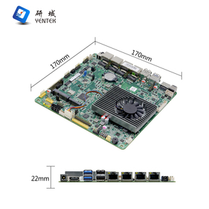 Nhà máy Intel Alder lakey-n N97 DDR4 16G M.2 SSD 4 LAN 6 Com HD VGA LVDS EDP Linux OS tường lửa máy chủ Mini ITX Bo mạch chủ - Product Image 6