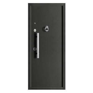 Puerta Exterior Negra Resistente TECHTOP Directo de Fábrica - Revestimiento Resistente a la Intemperie, Alta Seguridad, para una Primera Impresión Duradera - Product Image 4