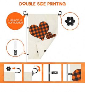 Wholesale 12x18 Double-Sided Custom Garden <b>Flags</b> Weather-Resistant Polyester Cloth Digital Printing Insurance Decorations Blank - Product Image 5