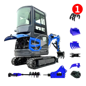 LIVRAISON GRATUITE Mini-excavatrice de <span class=keywords><strong>2</strong></span> tonnes CE EPA EURO 5 à chenilles avec moteur Kubota, excavatrice agricole chinoise de 1,5 tonne, 1,8 tonne - Product Image 6