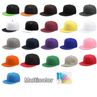 Gorras de Béisbol al por Mayor con Logotipo Personalizado, Estilo Deportivo Urbano, Dos Tonos de Color, Gorra SnapBack con Visera Plana, Estilo Hip Hop