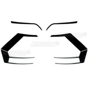 2 pièces pour VW Golf 7 MK7 GTI R GTD R400 2012-2015, séparateur de pare-chocs arrière, canard, garniture de phare antibrouillard, pièces extérieures automobiles - Product Image 3