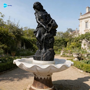 <span class=keywords><strong>Fontana</strong></span> a Muro da Giardino con Scultura in Marmo <span class=keywords><strong>di</strong></span> Donna, Statua Femminile con Cascata - Product Image 4
