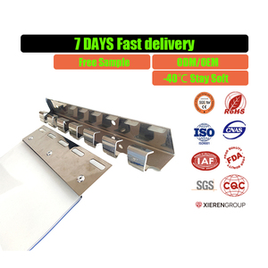Service de traitement de coupe disponible <span class=keywords><strong>Kit</strong></span> de rideau en <span class=keywords><strong>PVC</strong></span> SS Type de crochet Rails de suspension Système de montage de rideau en bande de <span class=keywords><strong>PVC</strong></span> - Product Image 1
