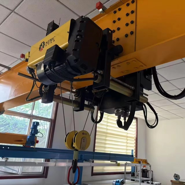 Euro Design Remote Control 10 Ton 32ton Electric Single Beam Overhead Bridge Travelling Crane